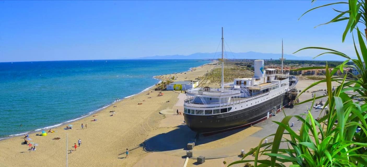 Soleil Levant 2 - En Bord De Mer - Superbe Appartement Cosy - Acces Direct Plage - Proche Commerces Et Animations Le Barcarès المظهر الخارجي الصورة